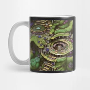 Circular Stone Terraces Staircase Parnassus Mug